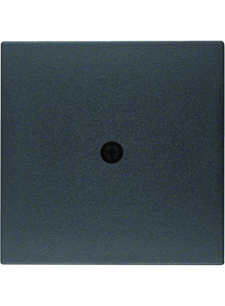 BERKER B.Kwadrat/B.3/B.7 Płytka czołowa do przyłączy kablowych antracyt 10191606 HAGER