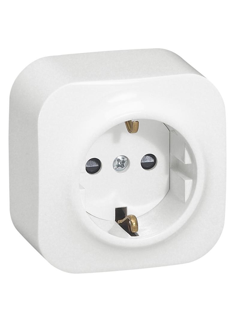 Forix IP20 Gniazdo Pojedyncze Schuko 16A 250V Białe 782420 LEGRAND