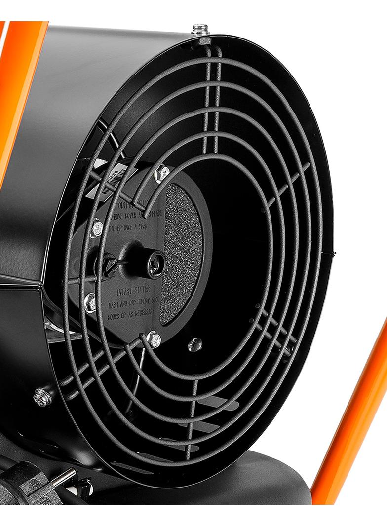 Nagrzewnica olejowa 50kW, zbiornik 56l, kółka