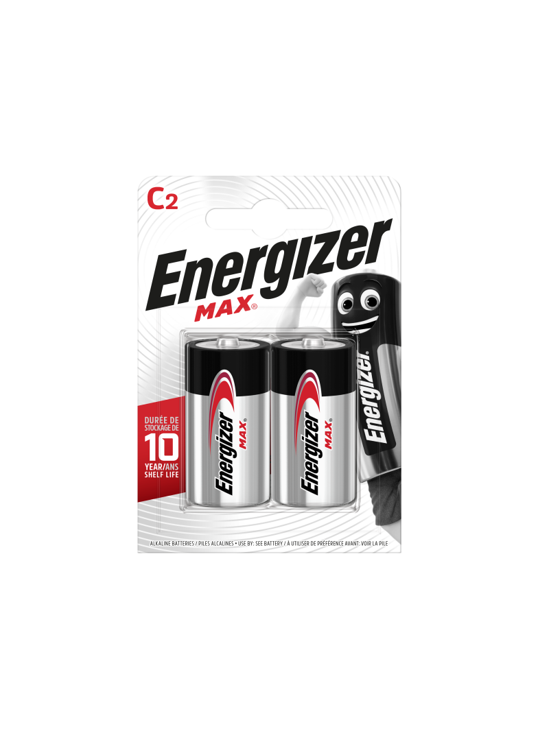 Bateria MAX Alkaliczna C LR14 1.5V opk= 2 szt. ENERGIZER