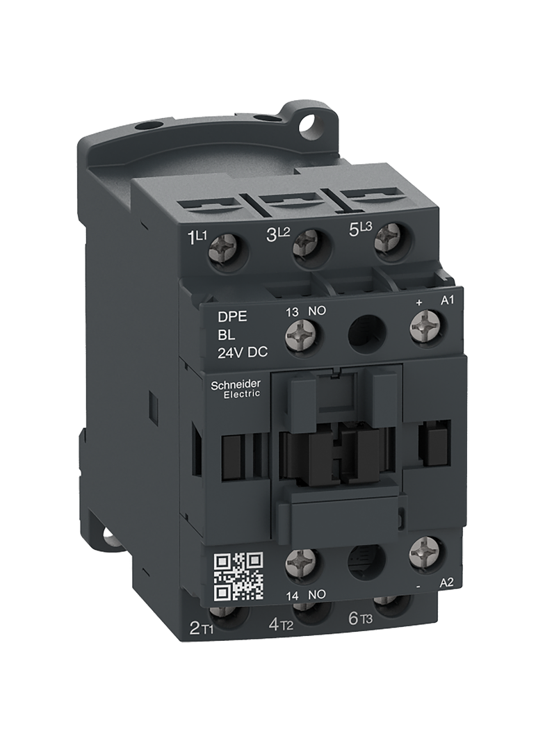 Easy TeSys DPE stycznik mocy, 9A, 3P, 24V DC cewka, styk pomocniczy 1zw