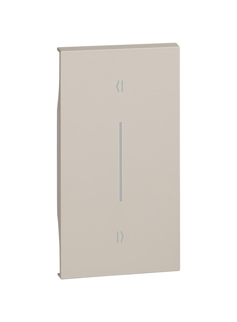 LIVING NOW - KLAWISZ DO PRZYCISKU ROLET K4037/K4027 W PIONIE - 2 MODUŁY - PIASKOWY BEŻ, Bticino