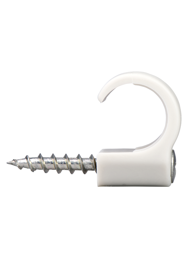 Thorsman klips kablowy wkręcany TCS-C3 22...26 45/23/5 biały50 szt.