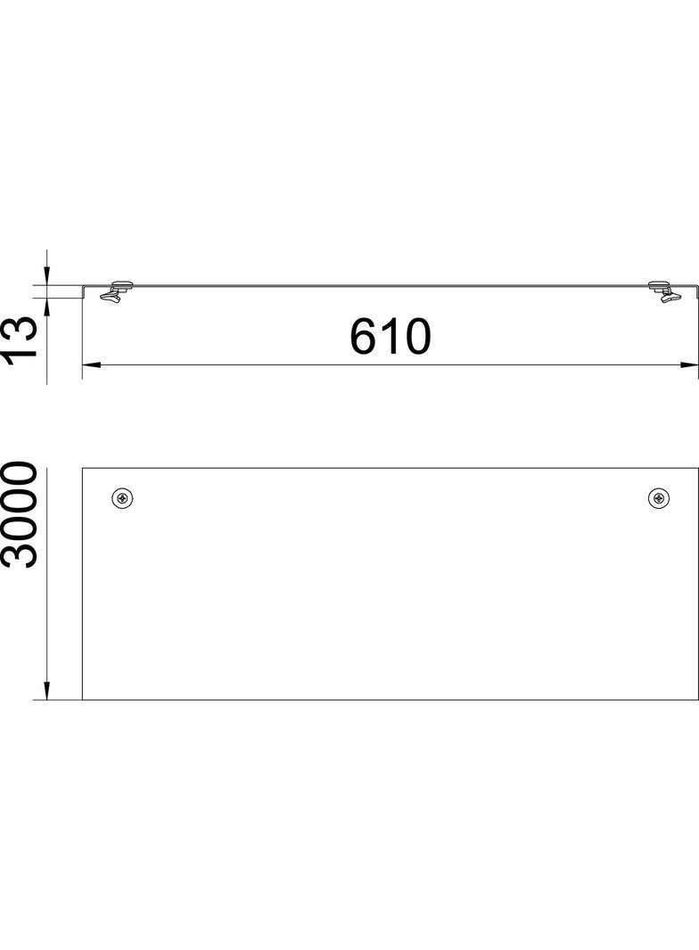 WDRL 1116/60, POKRYWA DRABINKI 600MM FS