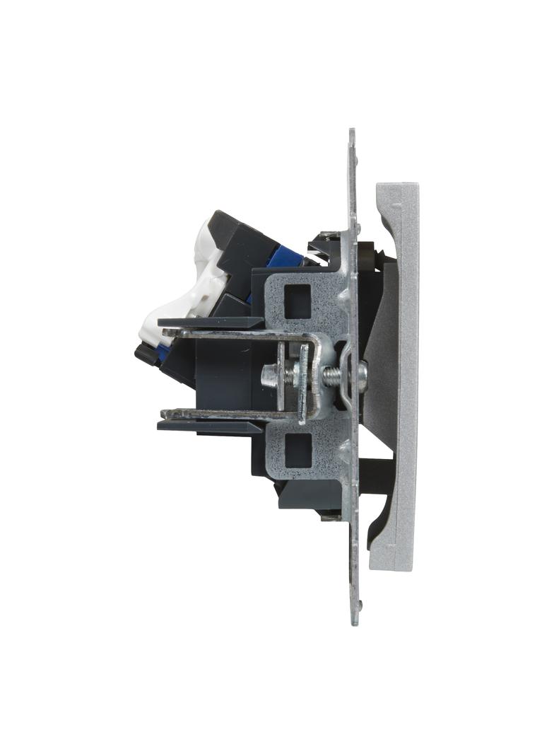 SUNO - Gniazdo RJ45/kat 6 UTP, Aluminium, Legrand