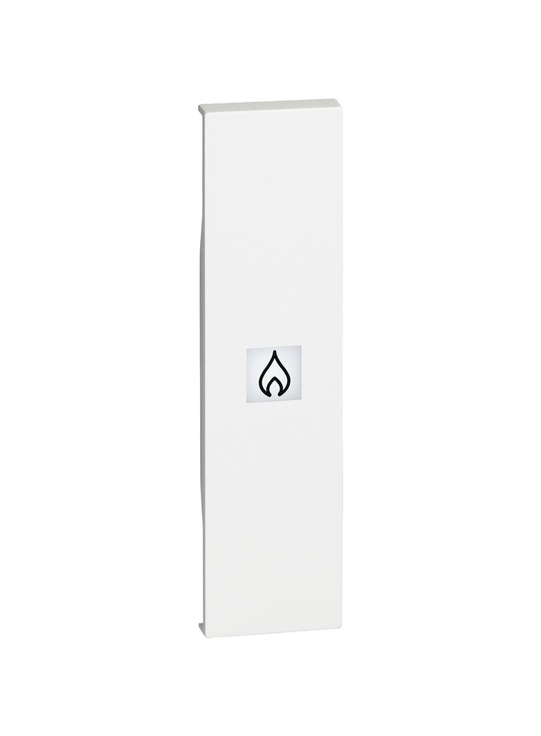 LIVING NOW - KLAWISZ Z OKIENKIEM PODŚWIETLENIA  OGRZEWANIE  - 1 MODUŁ - BIEL, Bticino