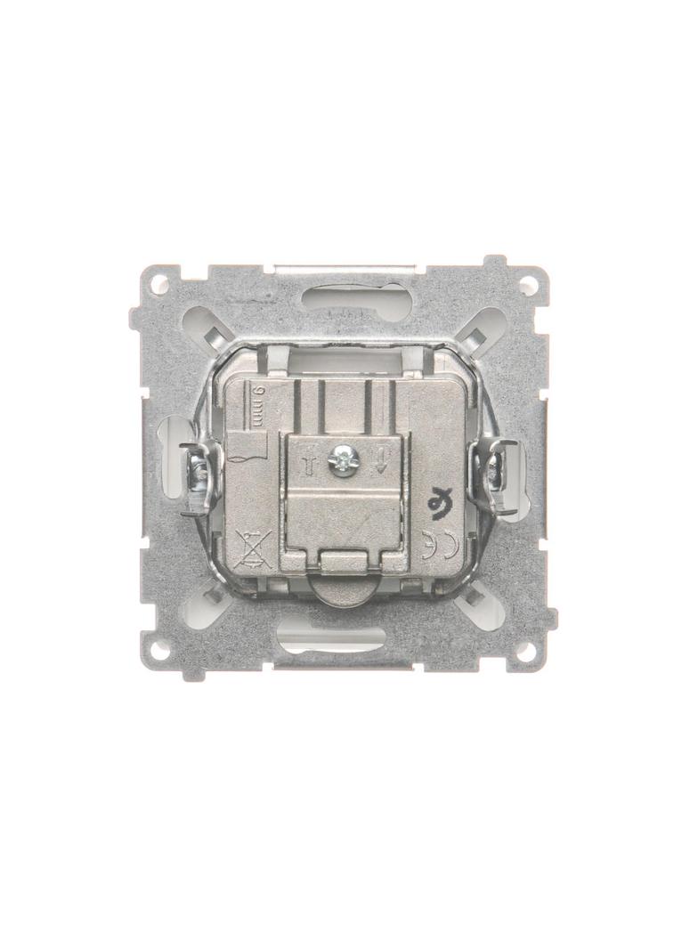 Simon Basic Gniazdo antenowe R-TV przelotowe 10 dB 1x wejście: 5–862 MHz biały