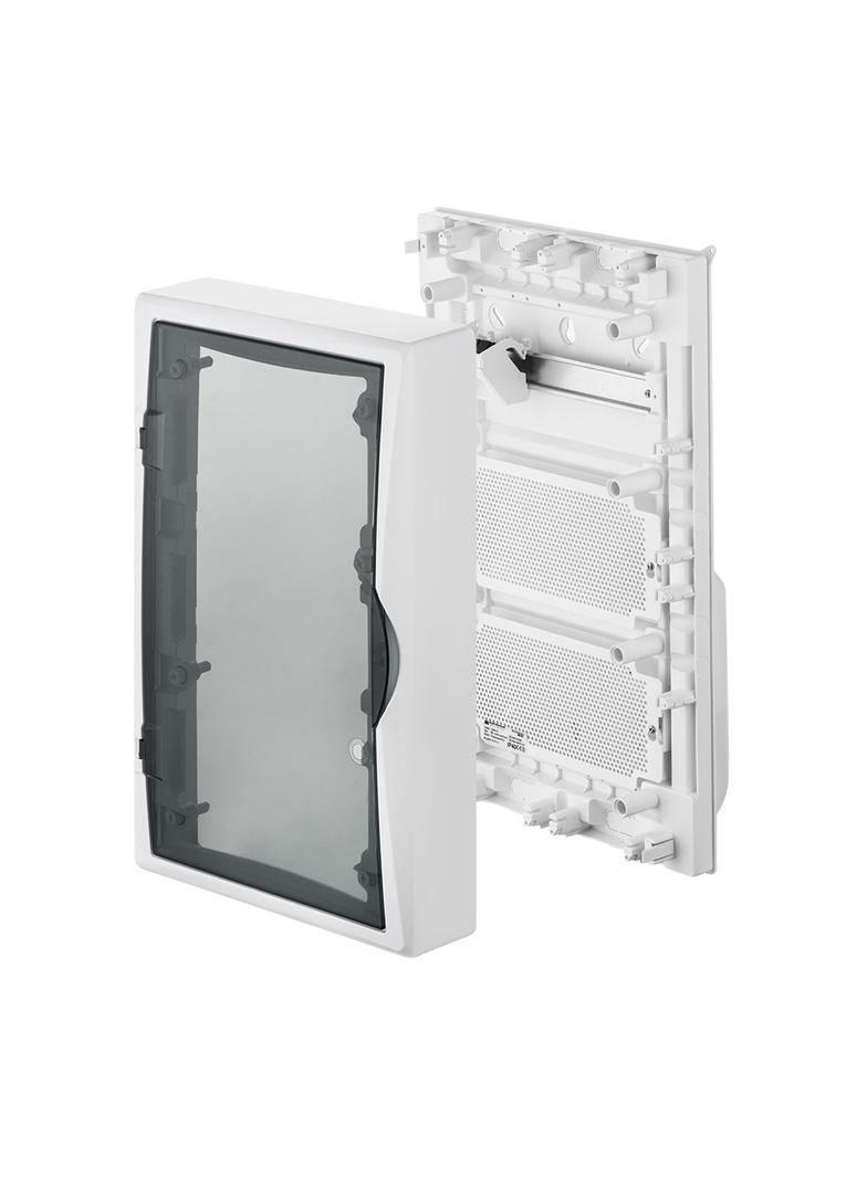 ECONOMIC BOX RN 3/36 MULTIMEDIALNA drzwi transparentne (N+PE) IP 40