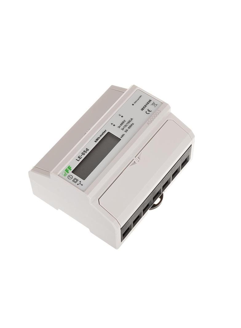 Licznik energii elektrycznej - trójfazowy pomiar w ukł. Arona LCD kl.1 3x230,400V 3x10(100A) LE-05D F&F