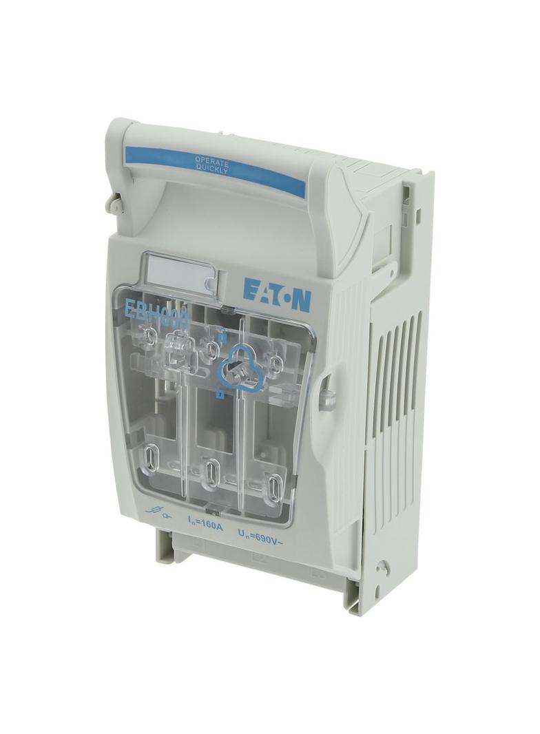 EBH000O3TM8 Rozłącznik bezpiecznikowy poziomy 160A AC 690V NH000 AC21B 3P IEC montaż śrubow EBH000O3