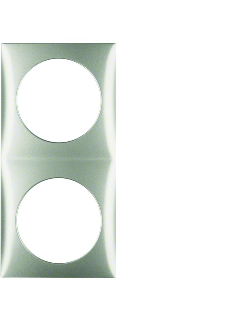 Integro Flow Ramka 2-krotna, stal szl, lak 918262524 HAGER
