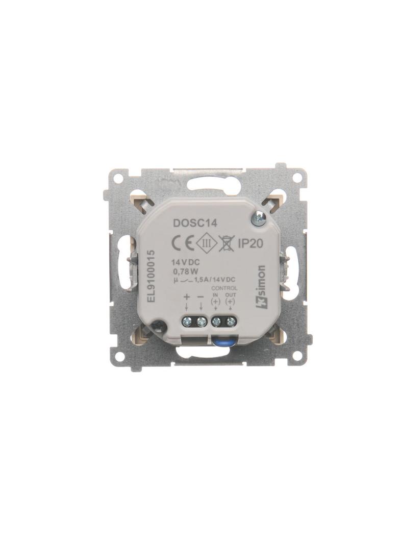 Simon 54 Oprawa oświetleniowa LED z czujnikiem ruchu 14V DC 0.78 W białe ciepłe 3100 K kremowy