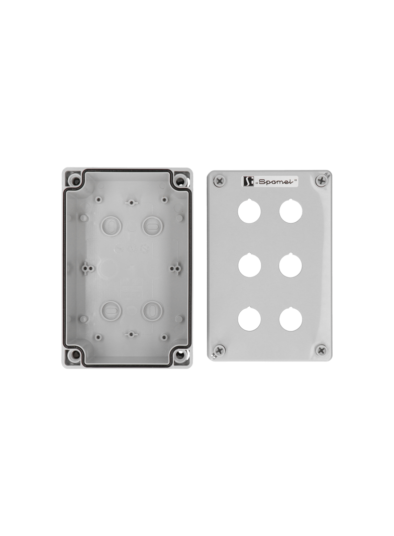 KASETA STEROWNICZA WIELOOTWOROWA PUSTA - 6 OTWORÓW