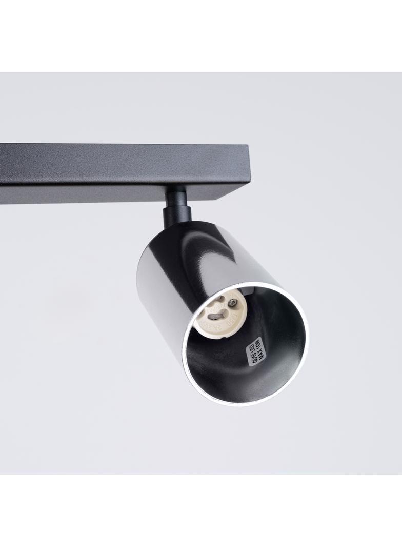 Plafon WINX 6L czarny/chrom