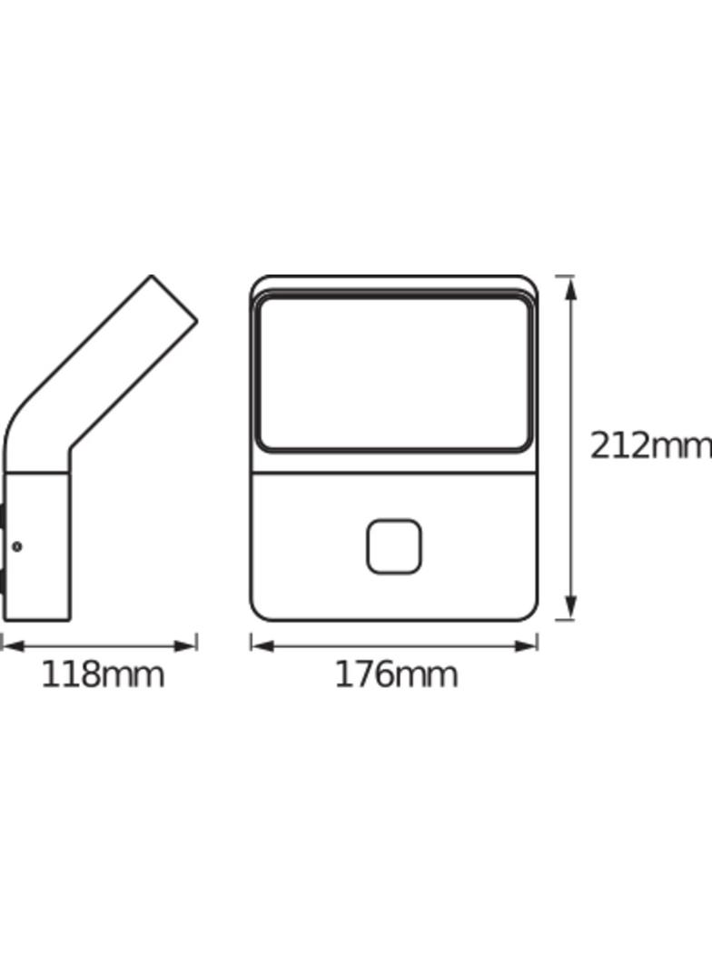 ENDURA STYLEWALL WIDE SENSOR 12W DG LEDV Oprawa zewnętrzna