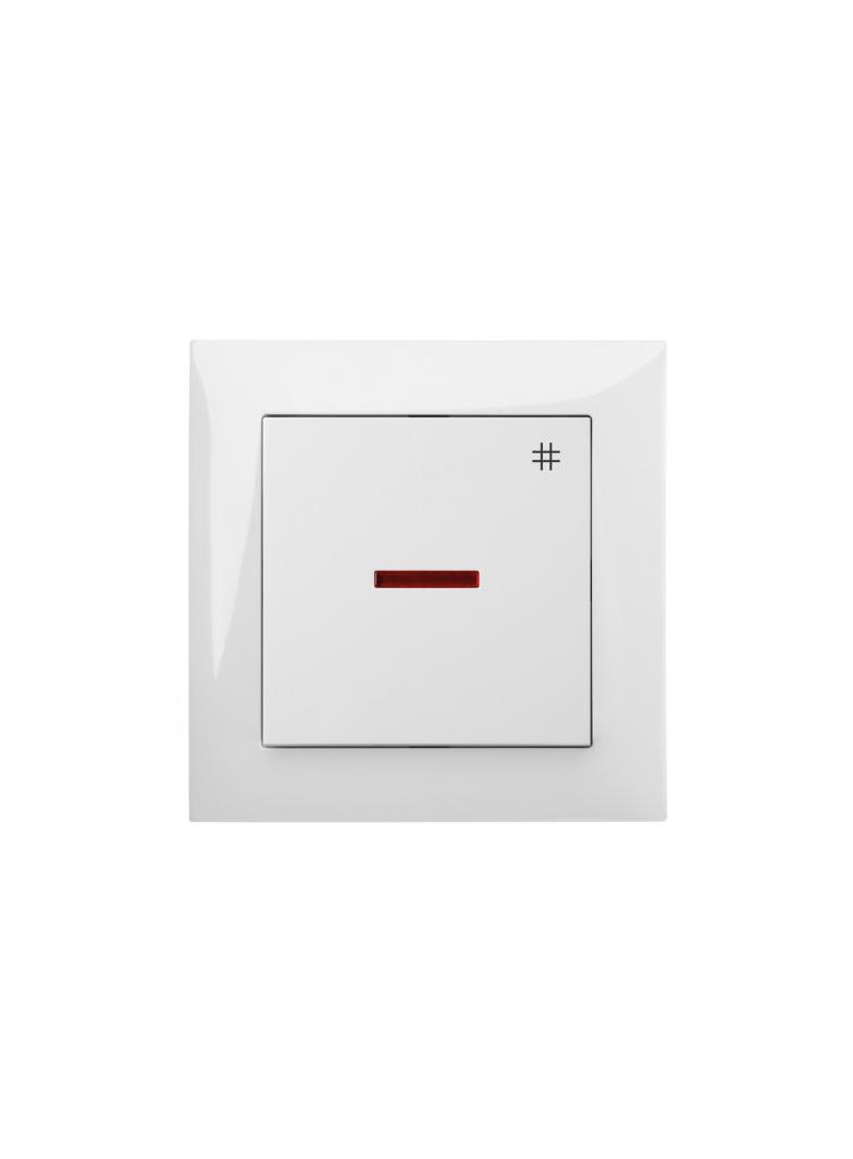 ŁPT SENTIA krzyżowy z podświetleniem biały  IP 20 biała