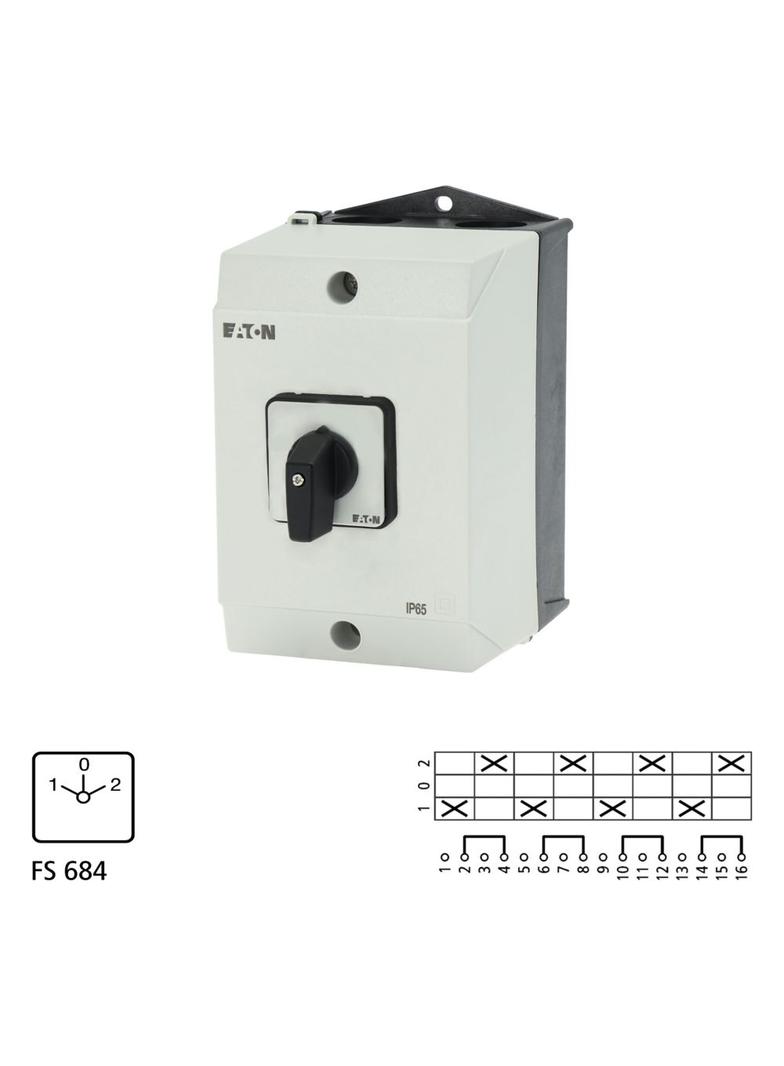 T3-4-8213/I2 Łącznik krzywkowy 32A 13kW 207191 EATON