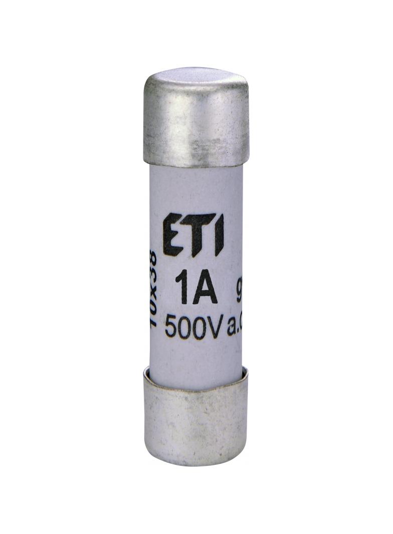 Wkładka topikowa cylindryczna CH10x38 gG 1A 500V 002620000 ETI