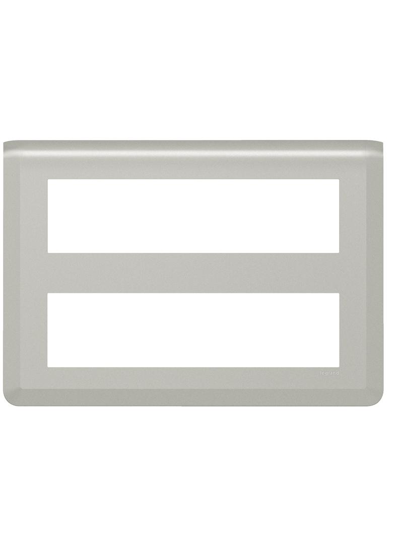 Mosaic - Ramka 2X8 Modułowa Pozioma - Aluminium 079337L LEGRAND