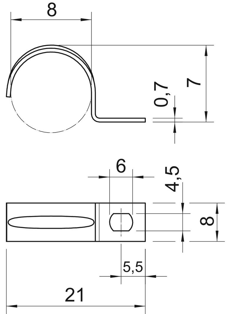 604, OBEJMY MOCUJĄCE 8MM OC