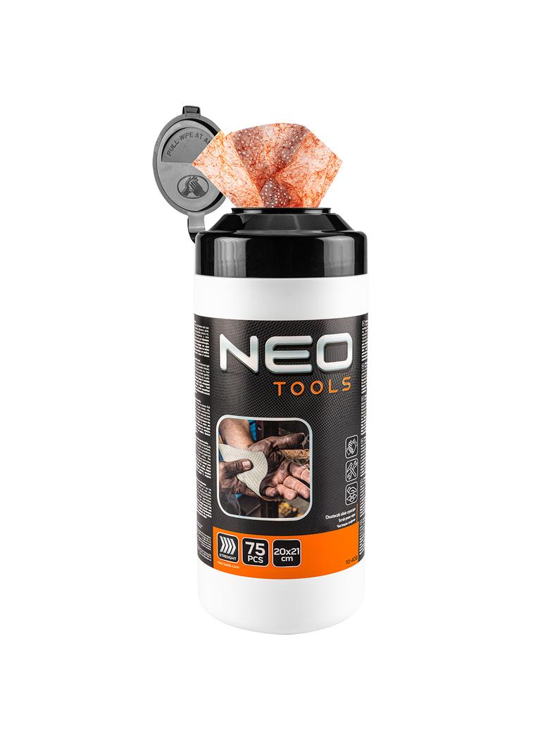 Chusteczki ze ścierniwem do mycia rąk oraz czyszczenia powierzchni i narzędzi, słoik 75 szt., 20x21