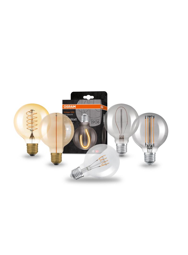 Lampa LED Vintage 1906 SMOKE 95 3,4W/818 E27