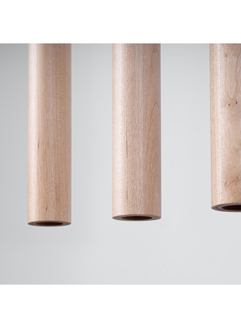 Sollux Lampa wisząca PASTELO 5L drewno SL.1269