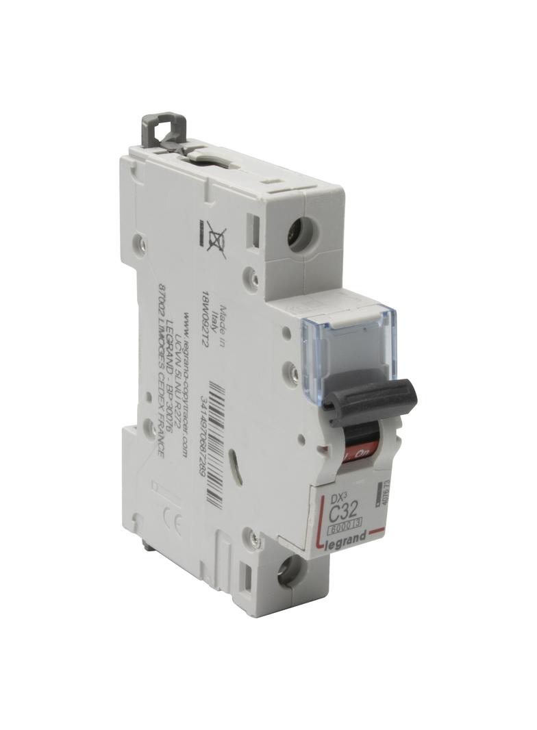 Wyłącznik Nadprądowy S 301 1P C32A 6kA DX3 407673 LEGRAND