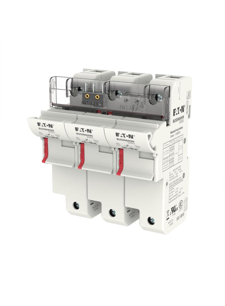 Podstawa bezpiecznikowa 22x58 3P 125A 690V AC mikroprzekaźnik CH223DMSU-F EATON