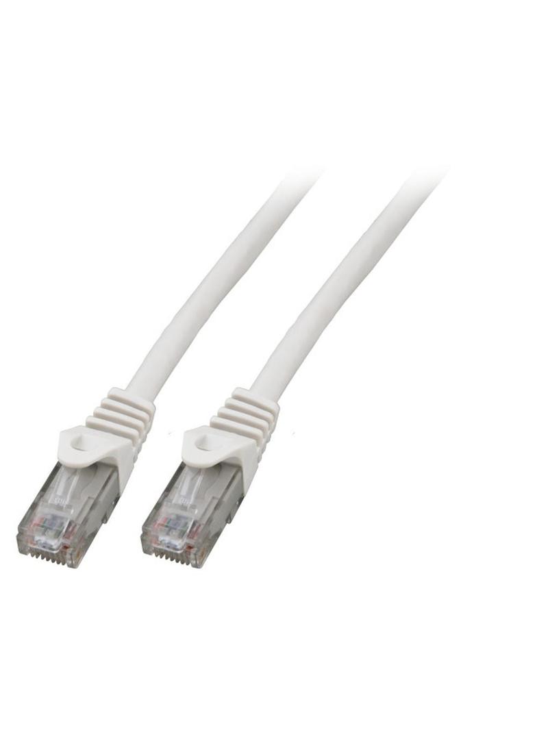 Patchcord RJ45 U/UTP kat. 6 LSZH CCA biały 15m