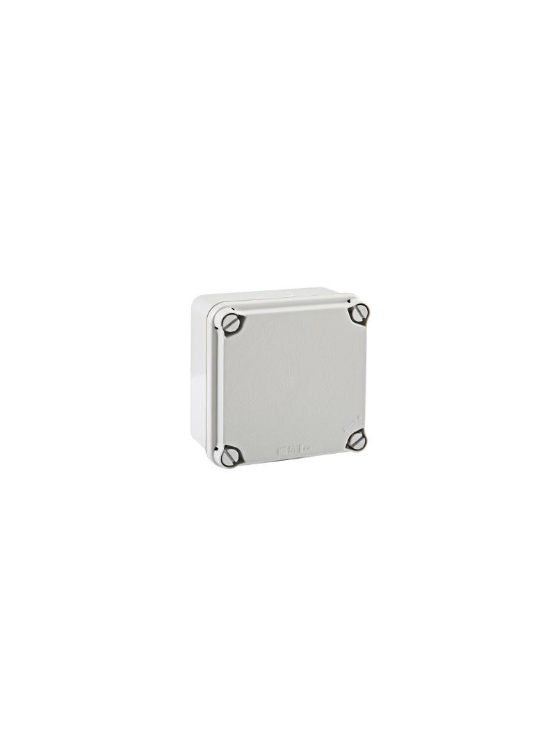 PUSZKA SERII „LIGHT” PUSZKA INSTALACYJNA LIGHT POKRYWA PEŁNA, GŁADKA 108x108x64 (7xM25) IP66/67 EL-111 PCE