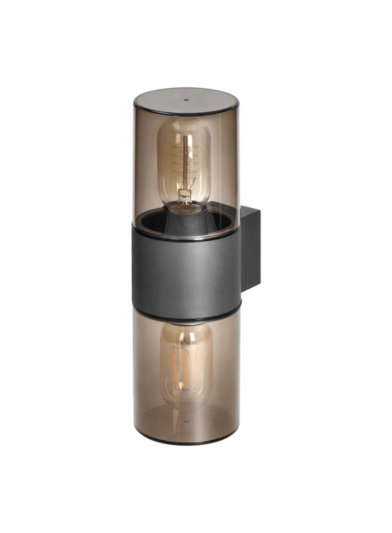 SALVIA oprawa ogrodowa hermetyczna 2xE27 max. 2x15W IP54 szara AD-OP-6574GE27PP ORNO