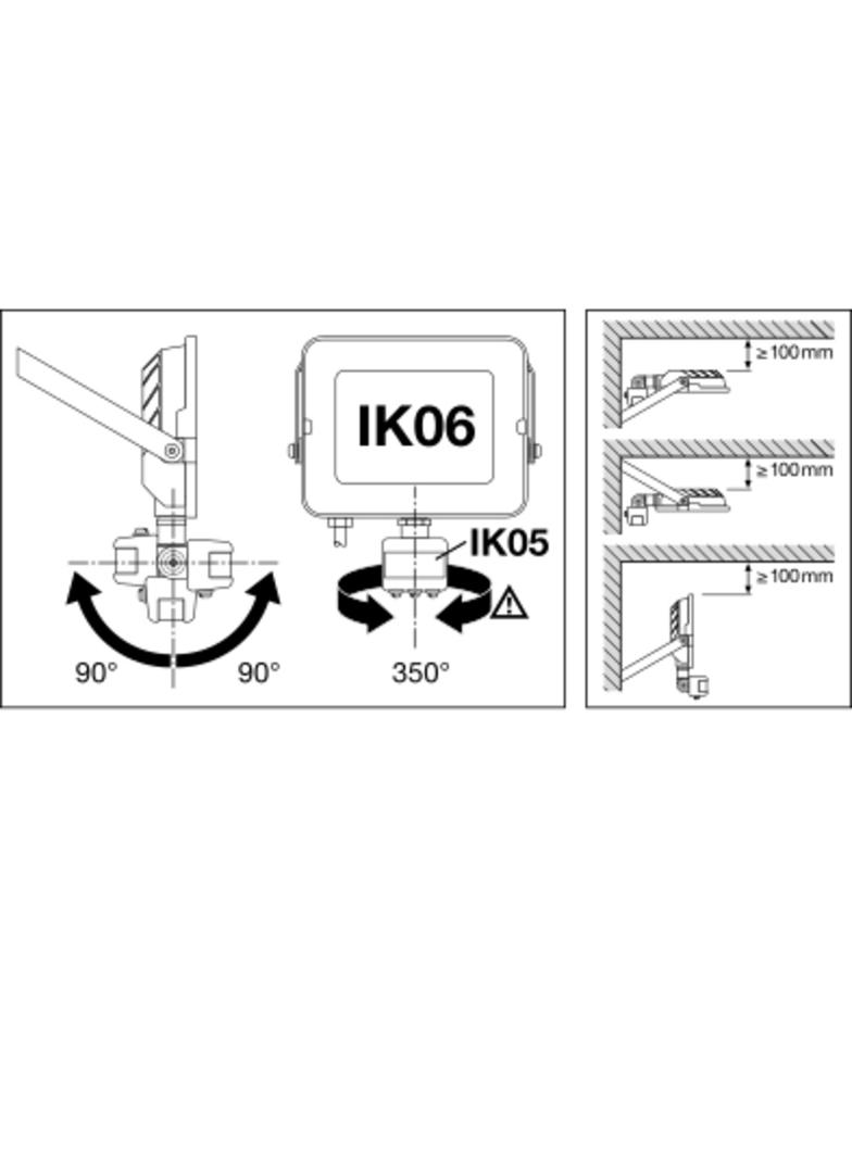 Naświetlacz FLOOD COMPACT SENSOR V 20W 830 SYM 100 black