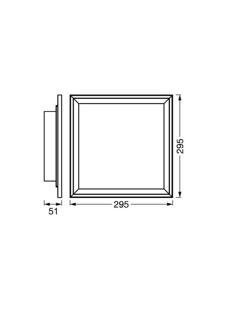 Oprawa SMART+ WIFI PANELANON PANELUS RGB FRAME 300X300 RGB TW