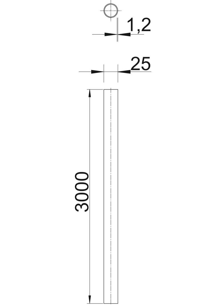 S25 W G, Rura stalowa