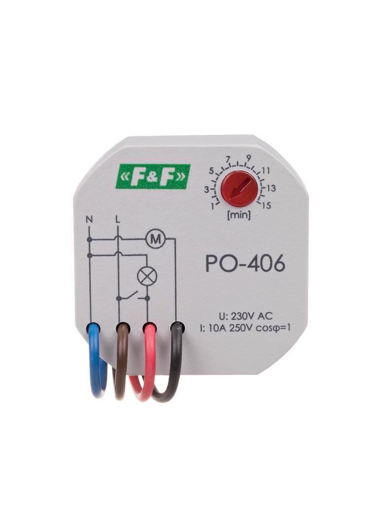 PRZEKAŹNIK CZASOWY Z OPÓŹNIONYM ODPADANIEM, STYKI: 1P, I=10A, MONTAŻ W PUSZCE PODTYNKOWEJ ?60
