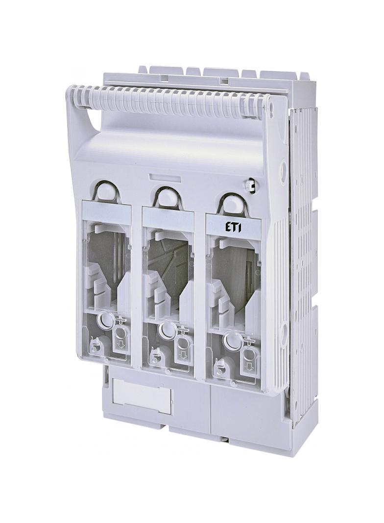 Rozłącznik bezpiecznikowy na szyny prądowe - rozstaw 60mm KVL-B/FT-00 3P M8-M8 001690920 ETI