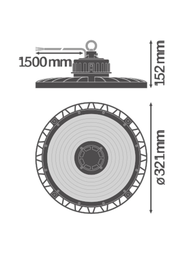 Oprawa HIGH BAY P 147W 865 70DEG IP65