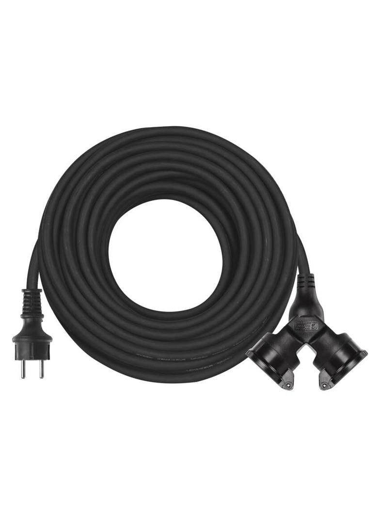 Przedłużacz 2 gniazda 25m 3× 1,5mm guma P0604 EMOS