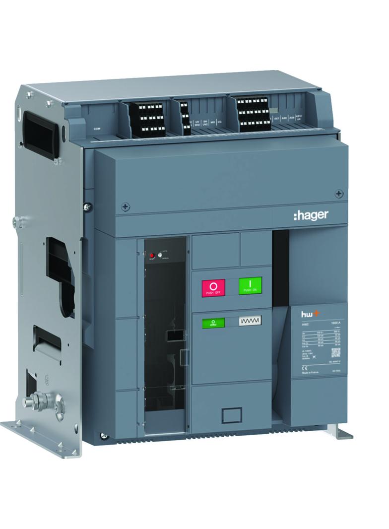 ACB HW2 100kA 1600A 3P Wyłącznik powietrzny stacjonarny do wyz. sentinel Energy HW2S316FE HAGER