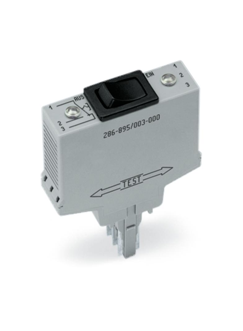 moduł łącznikowy 1-polowy 250V 4A z przyciskiem