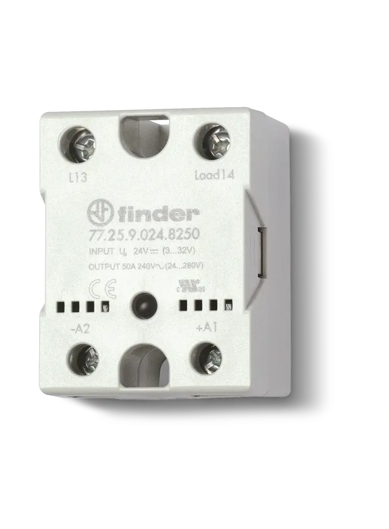 Przekaźnik półprzewodnikowy 1 Z; 25A sterowanie 24V DC; wyjście 230V AC załączanie w zerze
