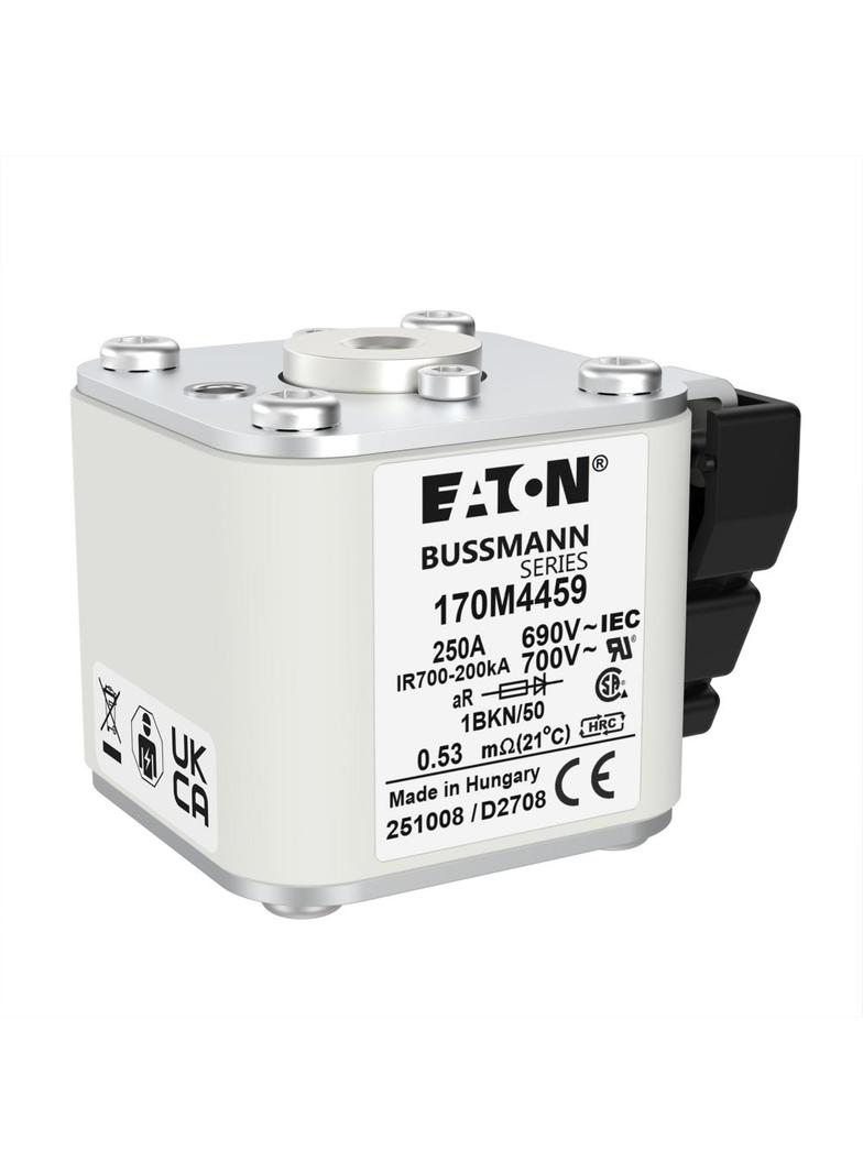 FUSE 250A 690V 1BKN/50 AR UC Wkładka szybka 250A AC 690V rozmiar 1 aR IEC UL pojedyczny wskaźn 170M4