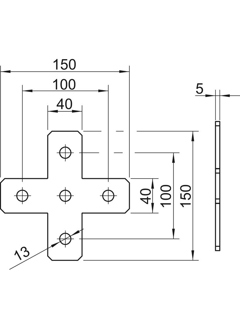 GMS 5 VP X FT, PŁYTA ŁĄCZ. X KSZT. FT
