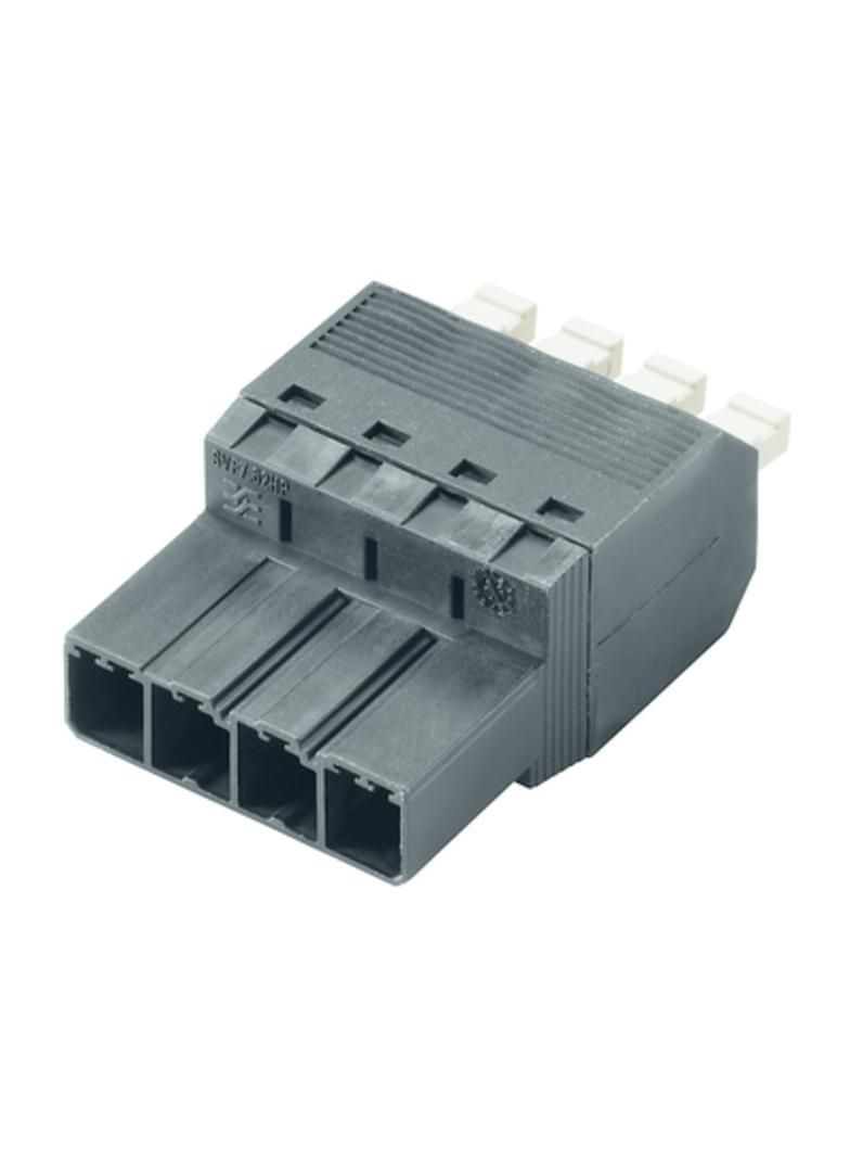SVFL 7.62HP/04/180G SN BK BX Wtyk PCB (złącze wiązki), 7.62 mm, Liczba biegunów: 4, PUSH IN z aktuatorem /36szt./ 1547550000 WEIDMÜLLER
