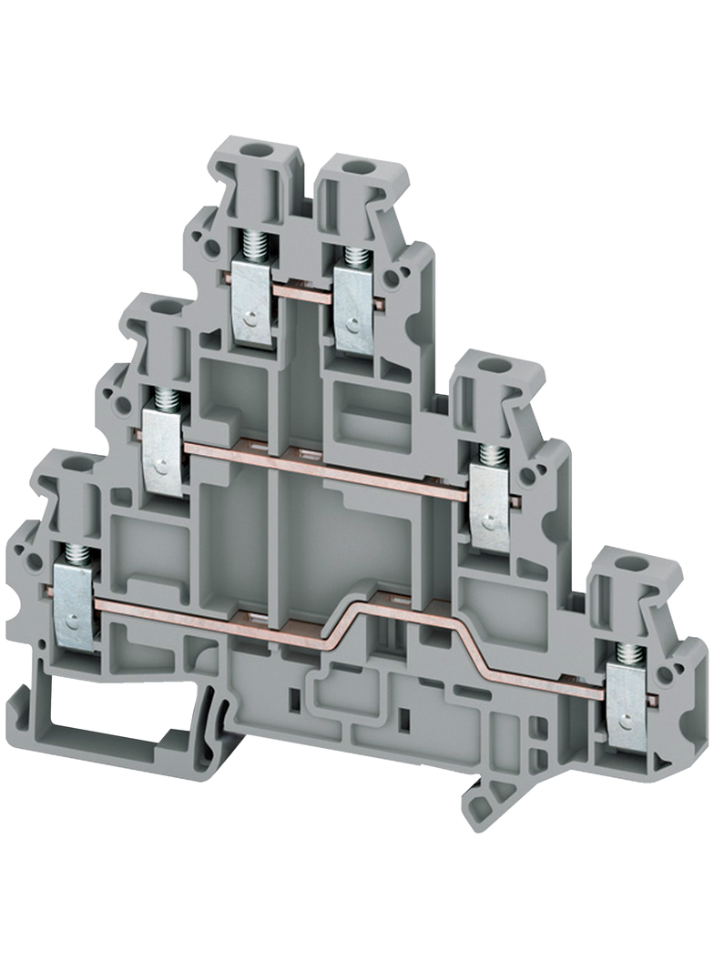 Złączki NSY, zacisk śrubowy 3 poziomowy 6 punktowy 2,5mm2