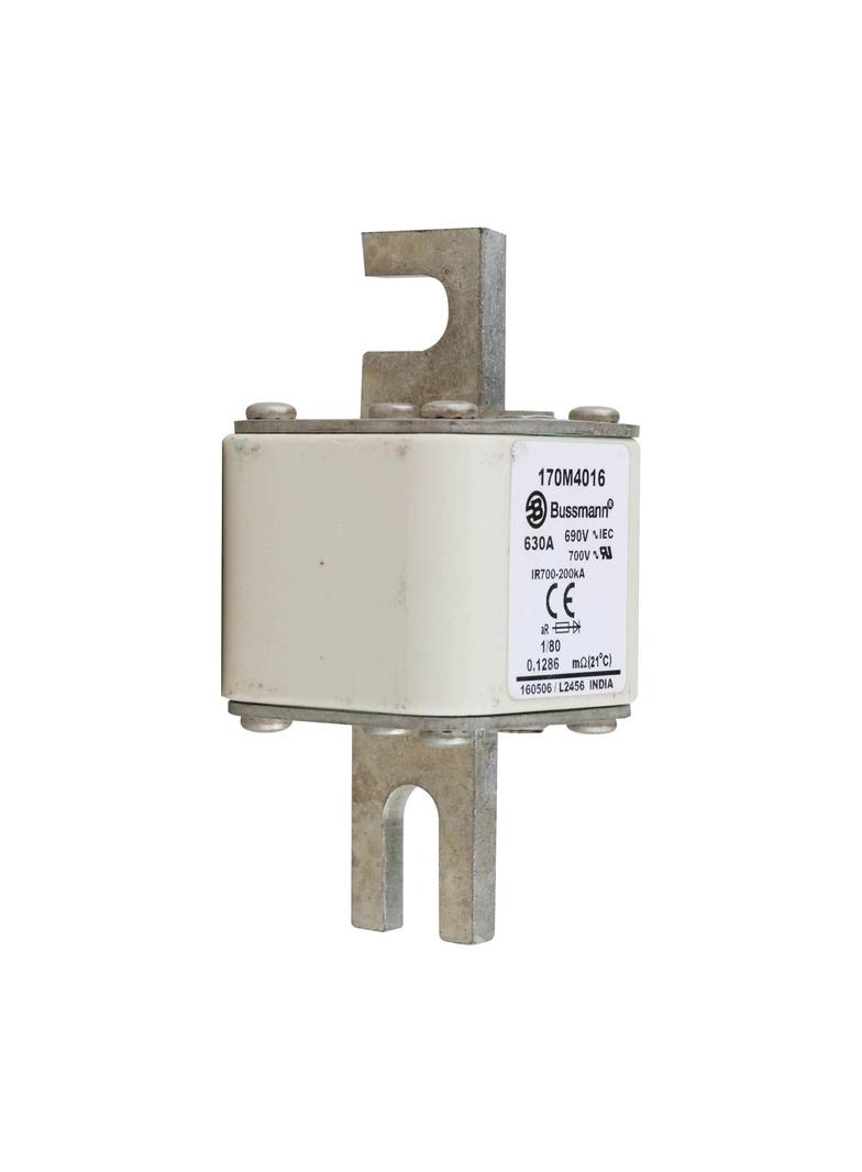 630A 690V 1/80 aR INDICATOR FUSE Wkładka szybka 630A AC 690V DIN 1 53x53x108 mm aR DIN, 170M4016 EAT