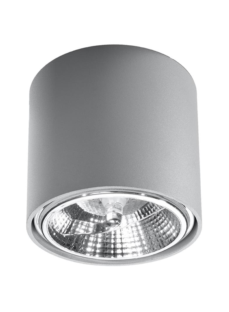 Sollux Plafon TIUBE szary SL.0696