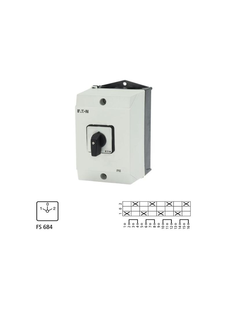 T3-4-8213/I2 Łącznik krzywkowy 32A 13kW 207191 EATON