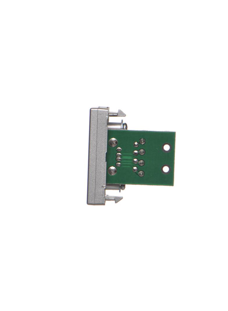Simon Connect Płytka K45/2 złącza USB typ A żeńskie 225x45mm+gniazdo z. śrub. aluminium